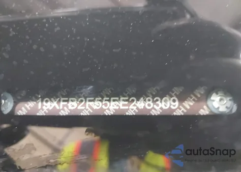 2014 Honda Civic Lx z USA, uszkodzony, nr VIN 19XFB2F55EE248309